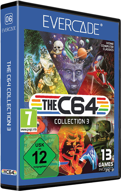 Blaze Evercade The C64 Collection 3 Cartridge Cover