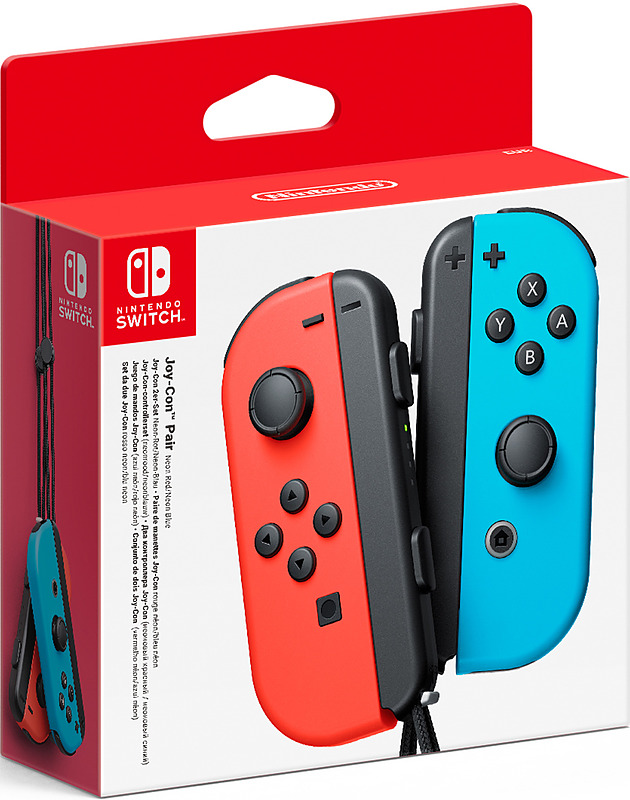 Nintendo Switch Joy-Con 2er-Set Neon-Rot/Neon-Blau Cover