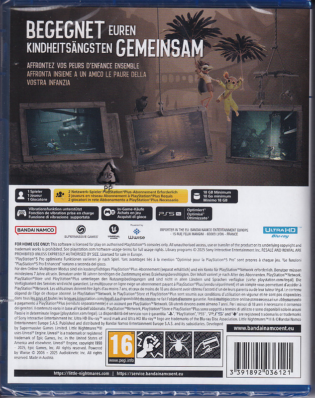 Little Nightmares 3 (AT-PEGI) Rueckseite
