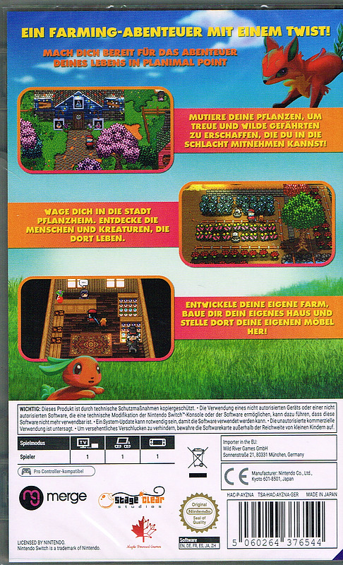 Monster Harvest Rueckseite