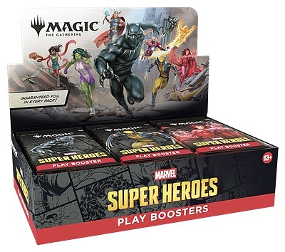 MTG - Marvel Super Heroes Play Booster Display Cover