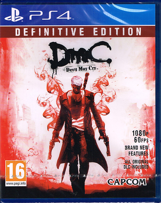DmC Devil May Cry Definitive Edition (PEGI) Cover