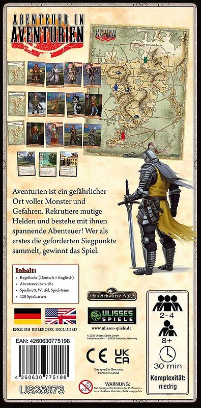 Abenteuer in Aventurien Rueckseite