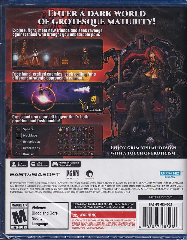 Demoniaca: Everlasting Night (US-Import) Rueckseite