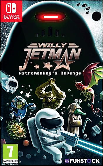 Willy Jetman Astromonkeys Revenge (PEGI) Cover