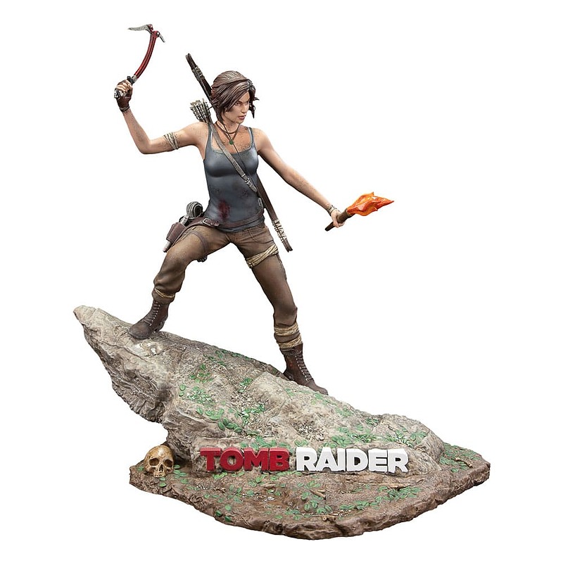 Tomb Raider PVC Statue Lara Croft Survivor Era Cover