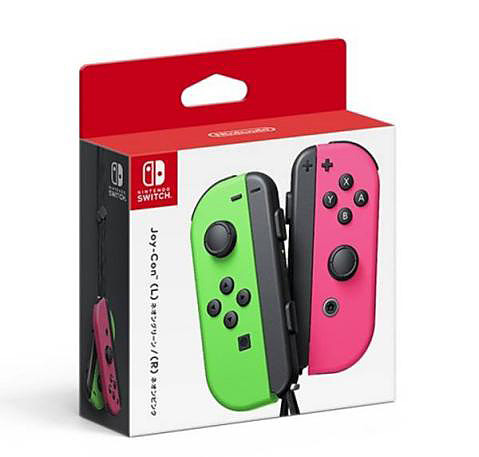 Nintendo Switch Joy-Con 2er-Set Neon-Grün & -Pink Cover