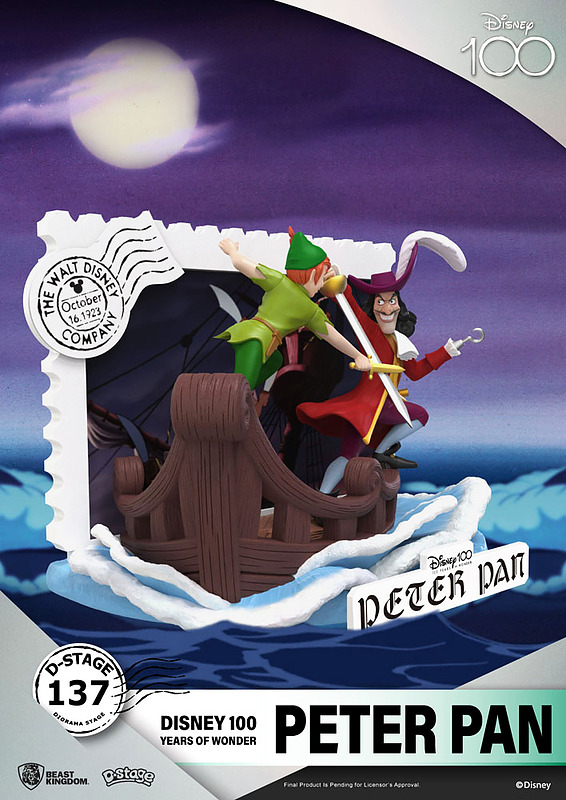 Disney 100th Anniversary D-Stage PVC Diorama Peter Rueckseite