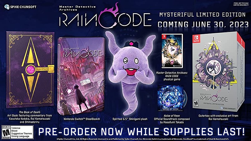 Master Detective Archives: RAIN CODE Mysteriful Rueckseite