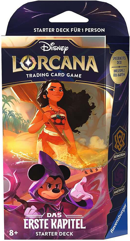Lorcana Starter Deck K. 1 Bernstein & Amethyst(DE) Cover