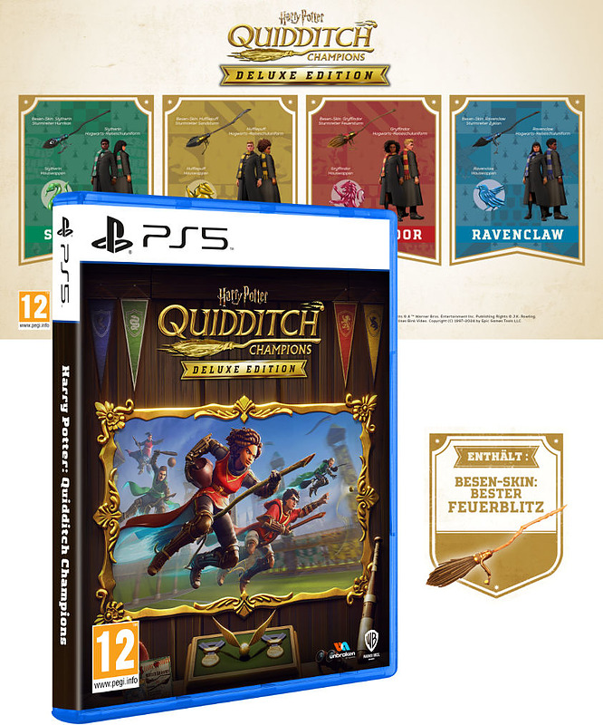Harry Potter: Quidditch Champions Deluxe (AT-PEGI) Cover