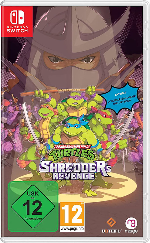 TMNT Schredder's Revenge Anniversary C. Cover