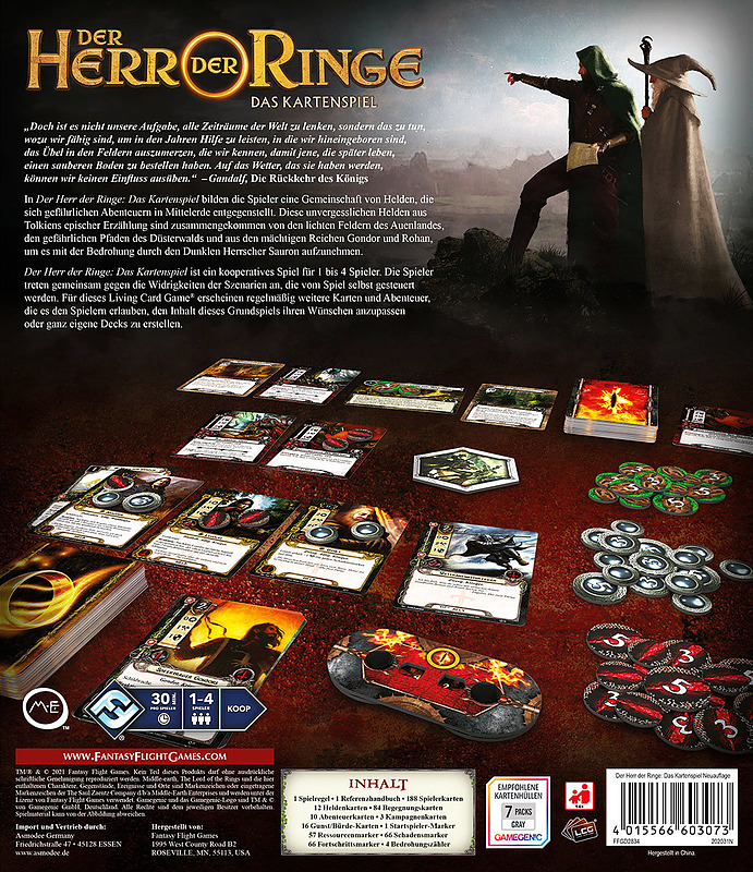 Herr der Ringe: Das Kartenspiel Rueckseite Herr der Ringe: Das Kartenspiel Rueckseite