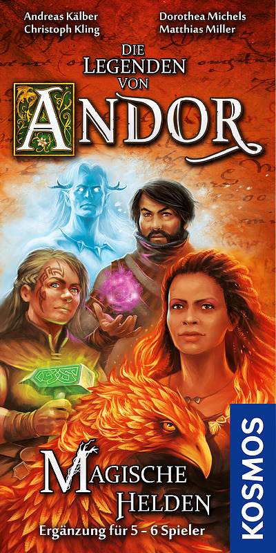 Die Legenden von Andor Erweiterung Magische Helden Cover