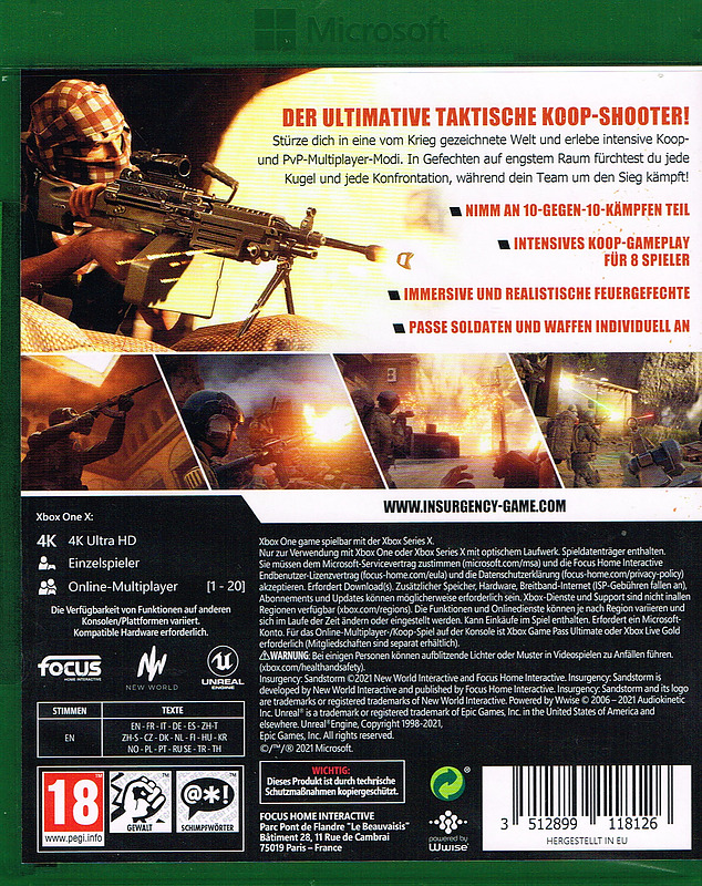 Insurgency: Sandstorm Rueckseite