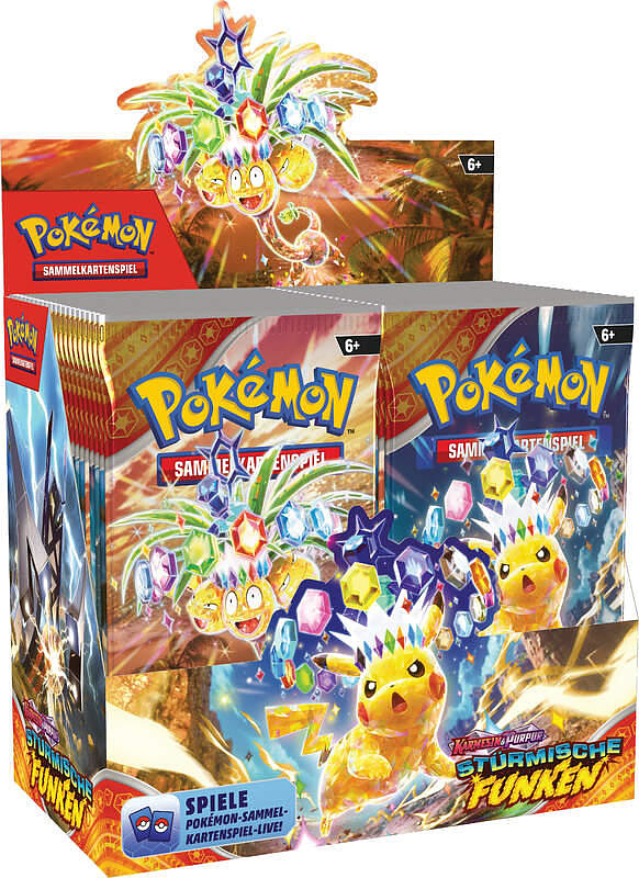 Pokemon Karmesin & Purpur Stürmische Funken Disp. Cover