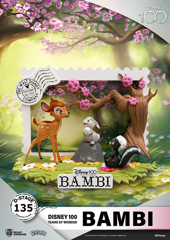 Disney 100th Anniversary D-Stage PVC Diorama Bambi Cover