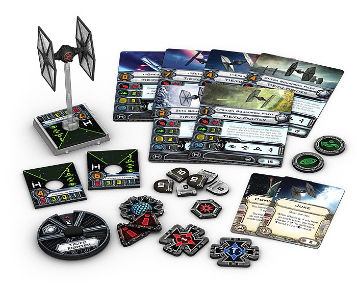 Star Wars X-Wing - TIE/EO-Jäger Erweiterung ERSTE ORDNUNG, Das Erwachen der Macht Rueckseite