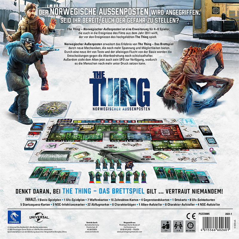 The Thing - Norwegische Außenposten Rueckseite