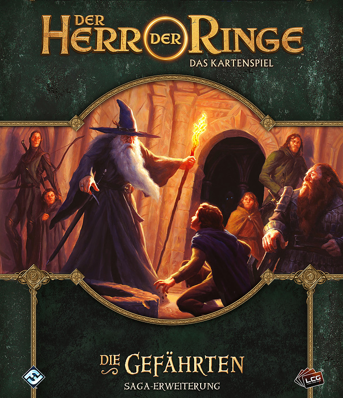 Herr der Ringe: Das Kartenspiel - Die Gefährten Cover Herr der Ringe: Das Kartenspiel - Die Gefährten Cover