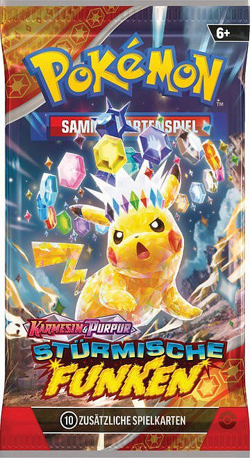 Pokemon Karmesin & Purpur Stürmische Funken Bo. Cover