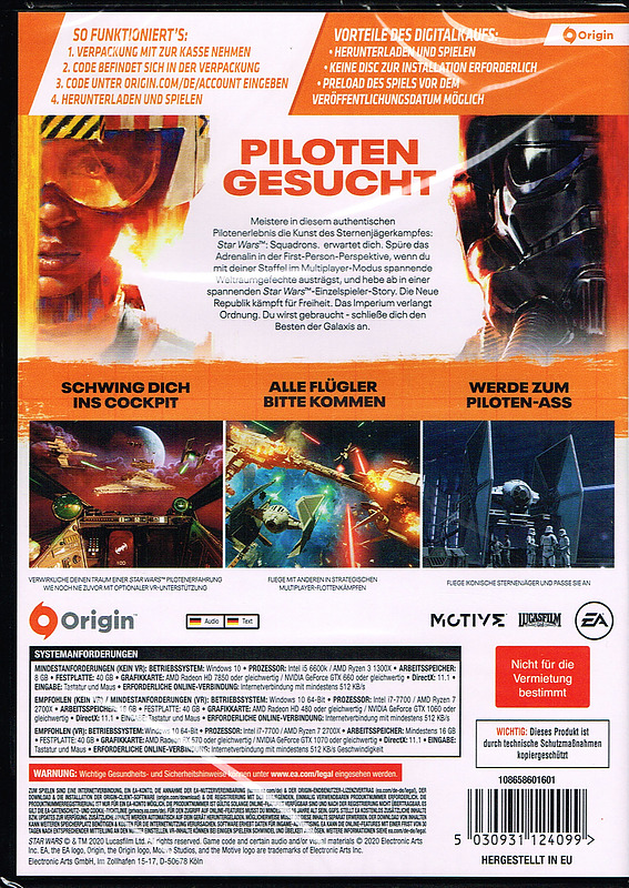 Star Wars Squadrons Rueckseite