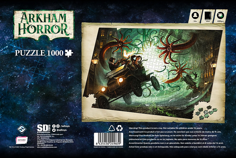 Arkham Horror Puzzle Rueckseite