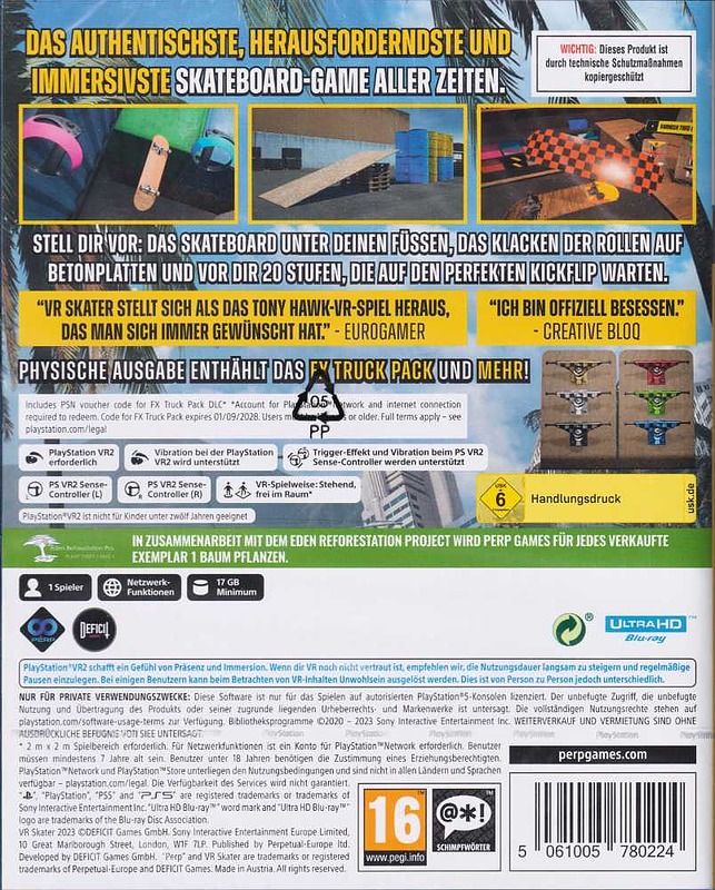 Skater VR2 Rueckseite