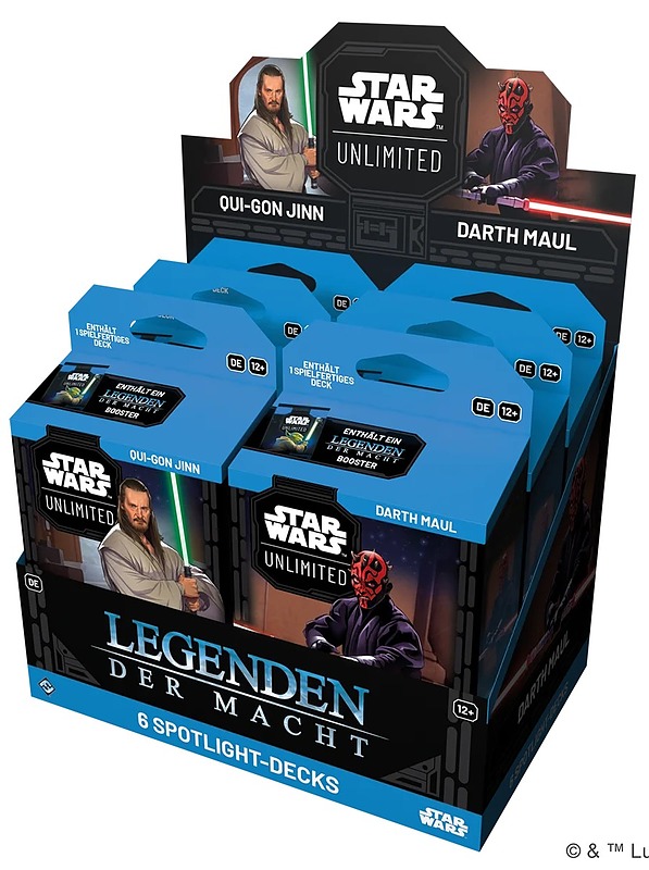 SWU Legenden der Macht Spot-Light-Deck-Display Cover