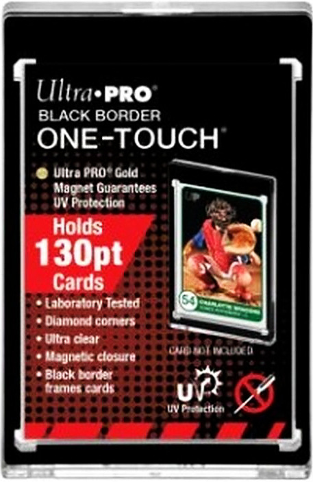 Ultra Pro-Black Border UV One-Touch Magnetic Hol. Cover