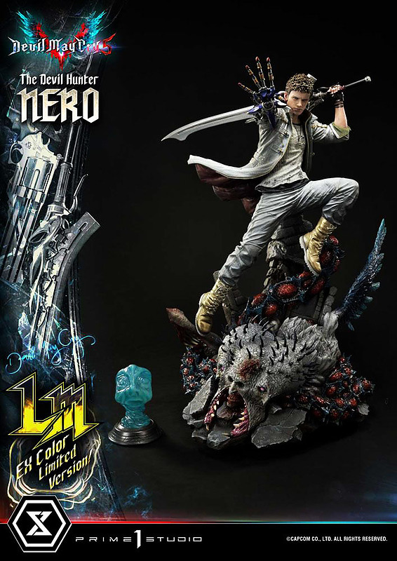 Devil May Cry 5 Statue 1/4 Nero Ex Color Limited Rueckseite