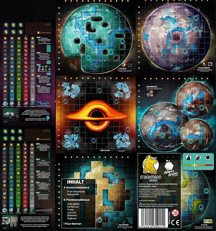 Planet Unknown: Neue Planeten und Konzerne Rueckseite