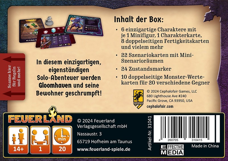 Gloomhaven: Knöpfe & Krabbler Rueckseite