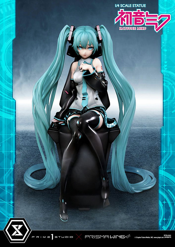 Hatsune Miku PVC Statue 1/4 Hatsune Miku Rueckseite