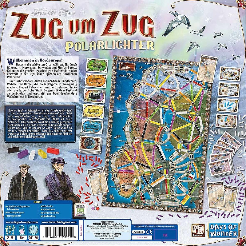Zug um Zug Polarlichter (B-Ware) Rueckseite