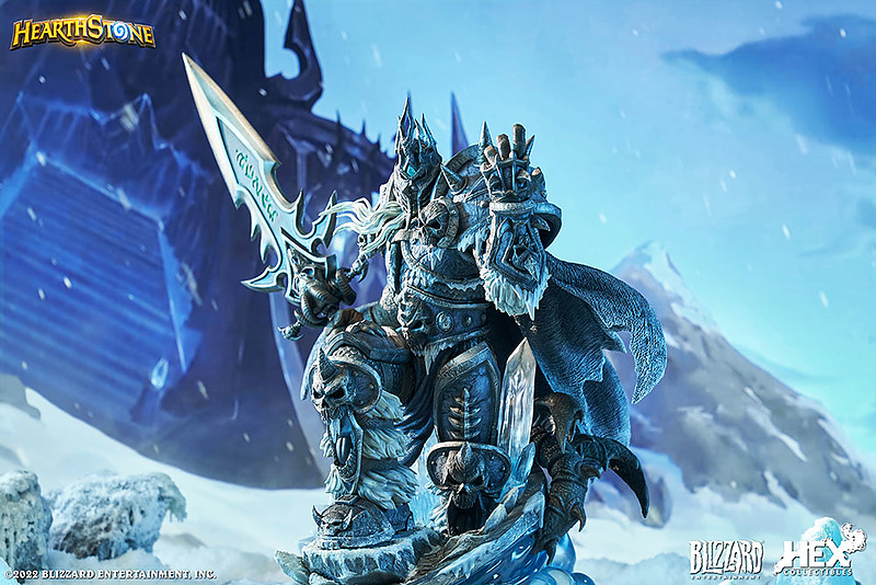 Hearthstone Statue 1/6 The Lich King Rueckseite