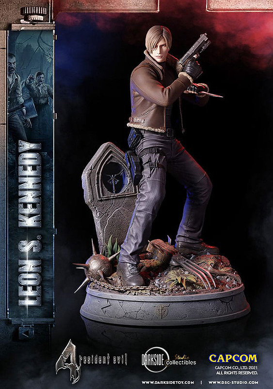 Resident Evil Premium Statue Leon Kennedy Cover