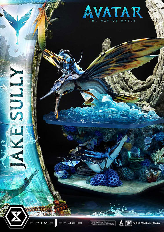 Avatar Way of Water Statue Jake Sully Cover