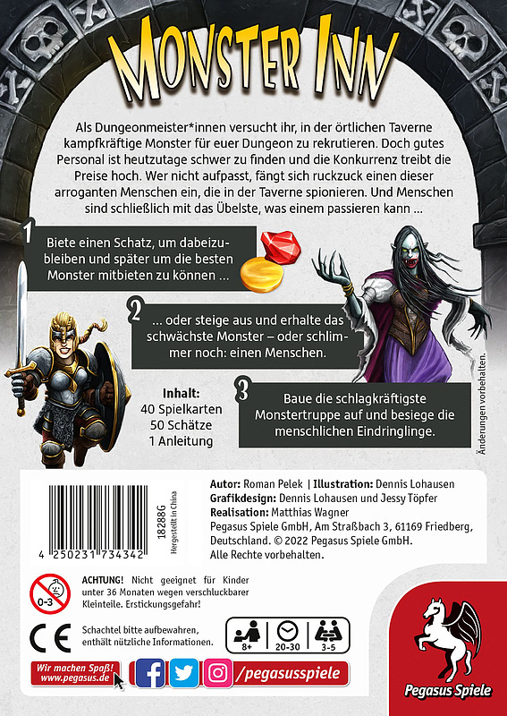 Monster Inn Rueckseite
