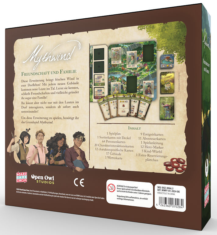 Mythwind: Freundschaft und Familie Rueckseite