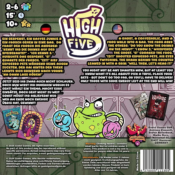 High 5 Rueckseite