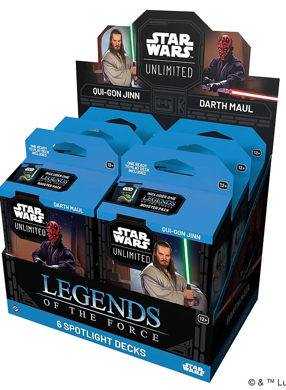 SWU Legends of the Force Spot-Light-Deck-Display Cover