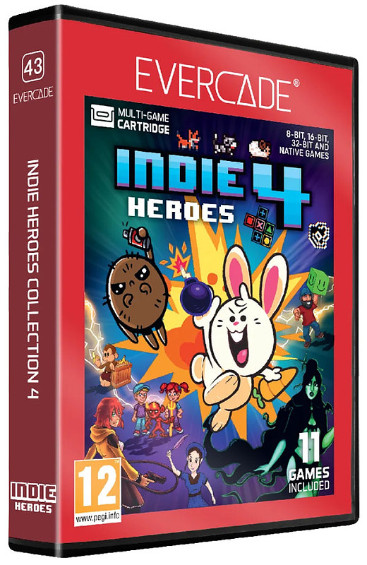 Blaze Evercade Indie Heroes Cartridge 4 Cover