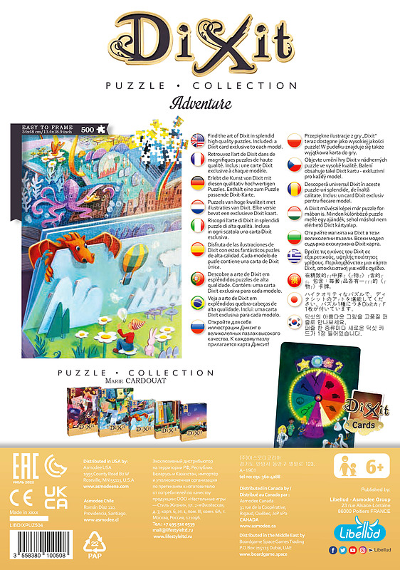 Dixit Puzzle-Collection: Adventure Rueckseite