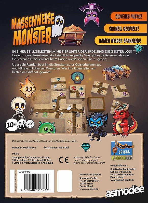 Massenweise Monster Rueckseite