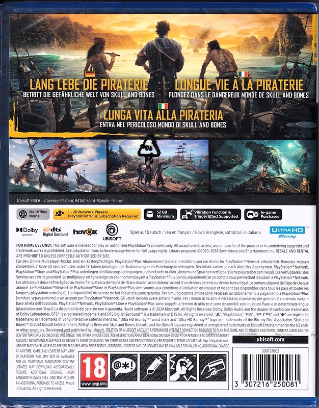 Skull and Bones Rueckseite