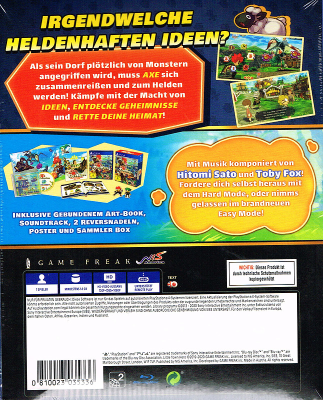 Little Town Hero Big Idea Edition Rueckseite