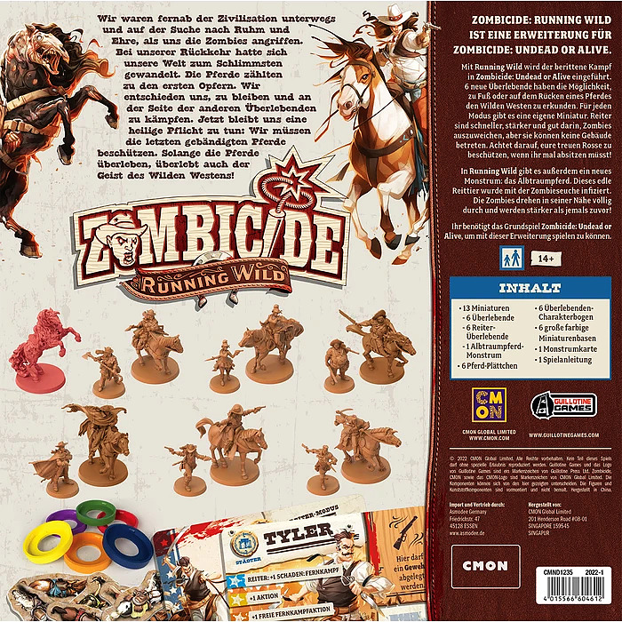 Zombicide: Undead or Alive - Running Wild Rueckseite
