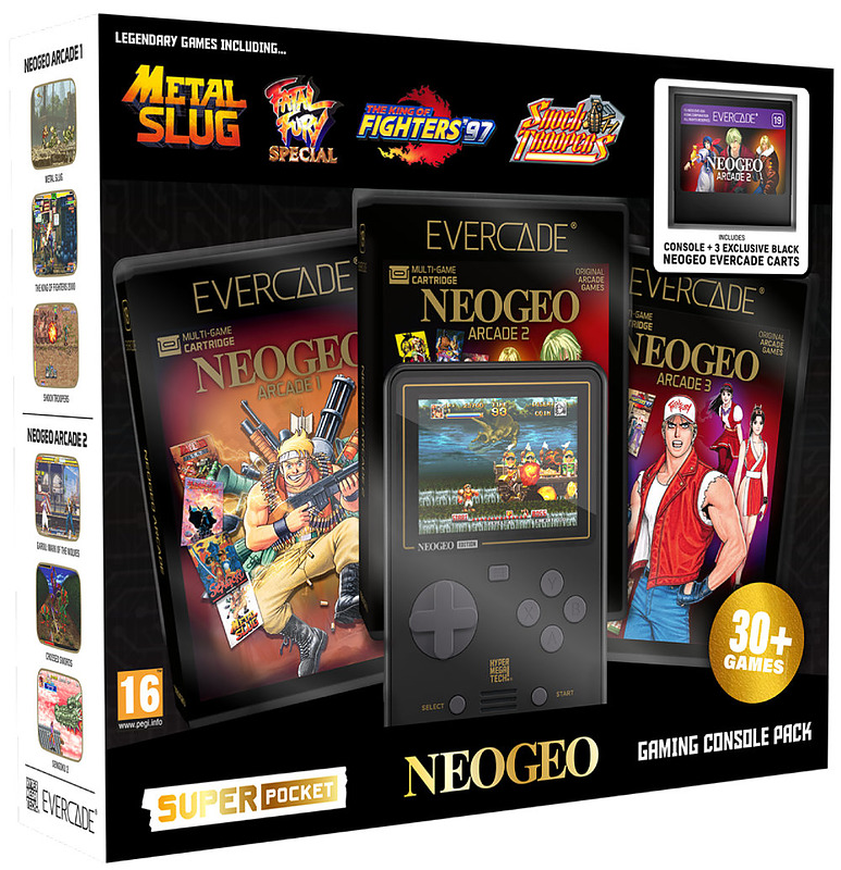 Blaze Evercade Neogeo Super Pocket Starter Bundle 1 Cover