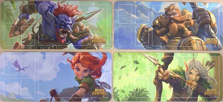 Boss Fighters QR Spielematten Cover